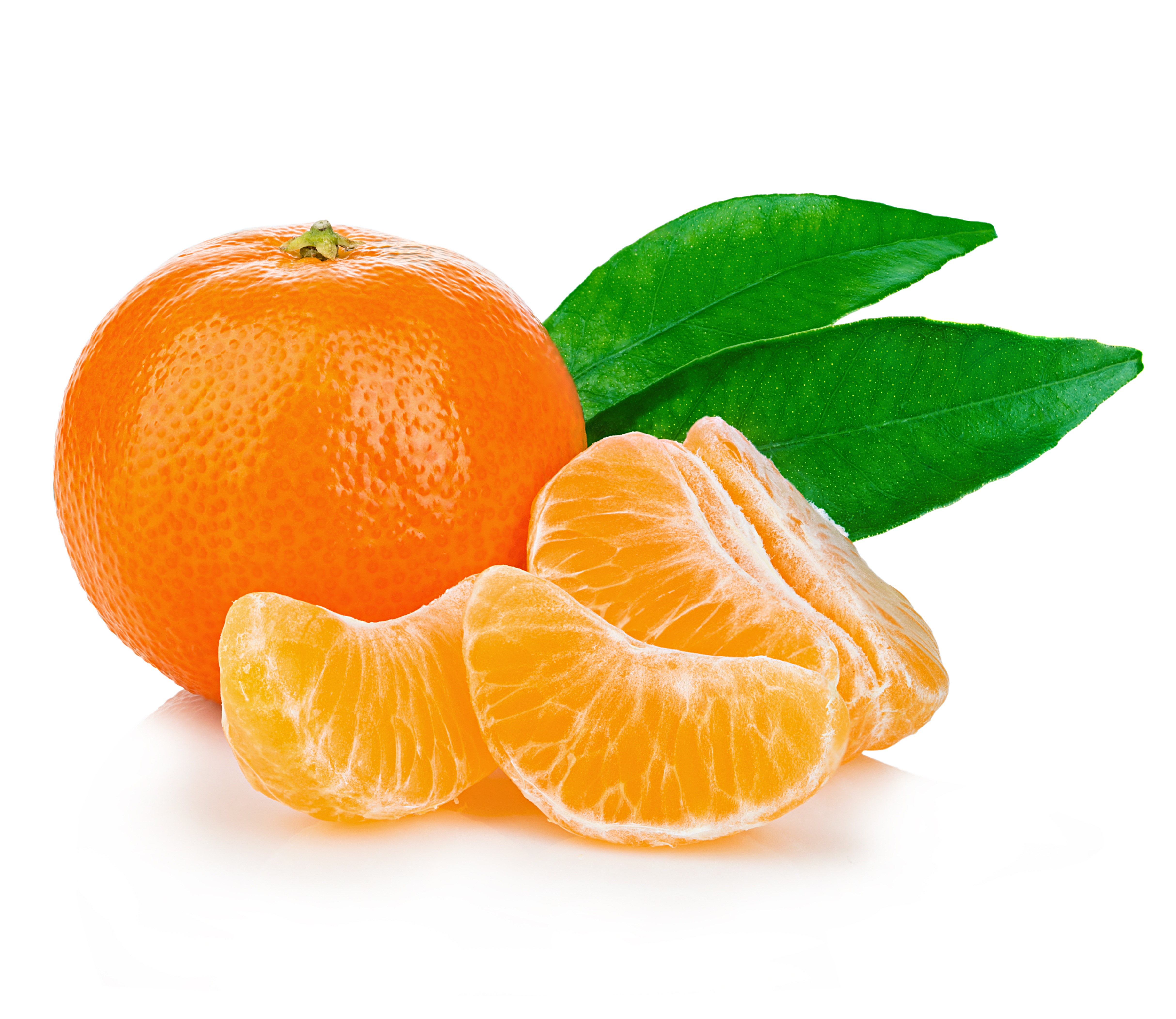 clementines with leaves